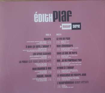 LP Edith Piaf: Master Série