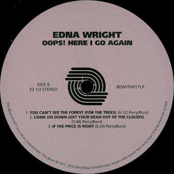 LP Edna Wright: Oops! Here I Go Again LTD