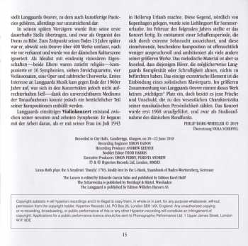 CD Linus Roth: Violin Concerto In D Major, Op 87 / Violin Concero In Major, Op 95 / Violin Concerto