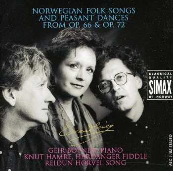 CD Edvard Grieg: Norwegian Folk Songs And Peasant Dances From Op. 66 & Op. 72