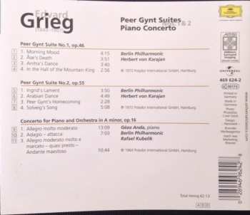 CD Edvard Grieg: Peer Gynt Suites Nos. 1 & 2 / Piano Concerto