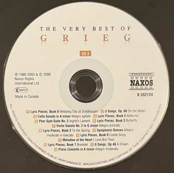 2CD Edvard Grieg: The Very Best Of Grieg