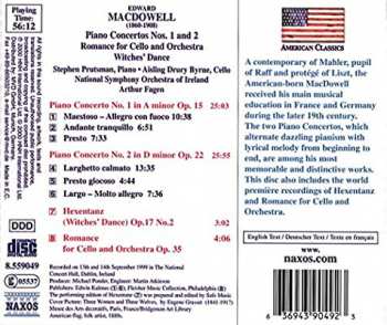 CD Irish National Symphony Orchestra: Piano Concertos Nos. 1 And 2 / Witches' Dance / Romance For Cello And Orchestra