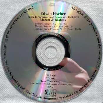 6CD/Box Set Edwin Fischer: The Legacy Of A Great Pianist (Concert Performances And Broadcasts 1943-1953)