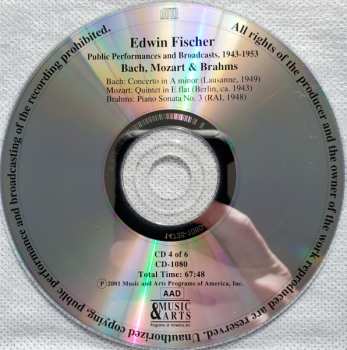 6CD/Box Set Edwin Fischer: The Legacy Of A Great Pianist (Concert Performances And Broadcasts 1943-1953)