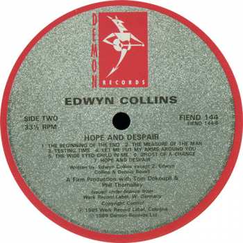 LP Edwyn Collins: Hope And Despair