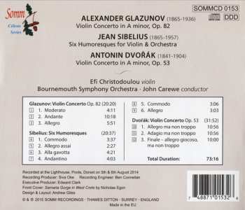 CD Bournemouth Symphony Orchestra: Glazunov, Sibelius, Dvorak