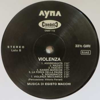 LP Egisto Macchi: Violenza