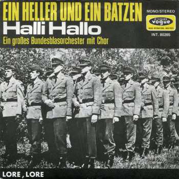 Album Ein grosses Bundesblasorchester mit Chor: Ein Heller Und Ein Batzen (Halli Hallo)
