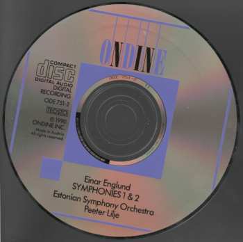 CD Estonian National Symphony Orchestra: Symphonies 1 & 2