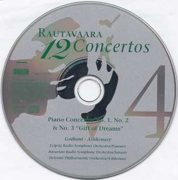4CD/Box Set Einojuhani Rautavaara: 12 Concertos