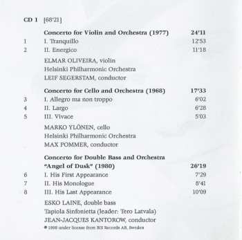 4CD/Box Set Einojuhani Rautavaara: 12 Concertos