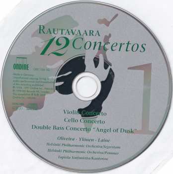 4CD/Box Set Einojuhani Rautavaara: 12 Concertos