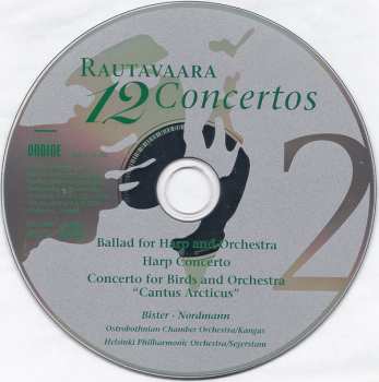 4CD/Box Set Einojuhani Rautavaara: 12 Concertos