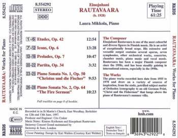 CD Einojuhani Rautavaara: Works For Piano