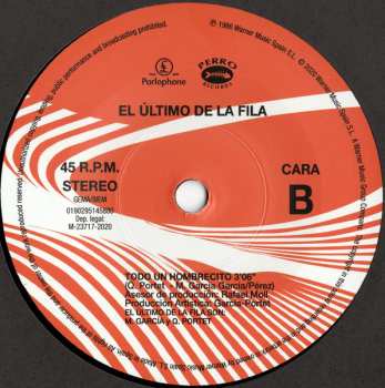 CD/SP El Último De La Fila: Insurrección! / Todo Un Hombrecito