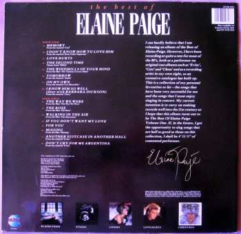LP Elaine Paige: The Best Of Elaine Paige - Memories