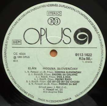 LP Elán: Hodina Slovenčiny