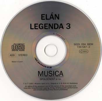 CD Elán: Legenda 3