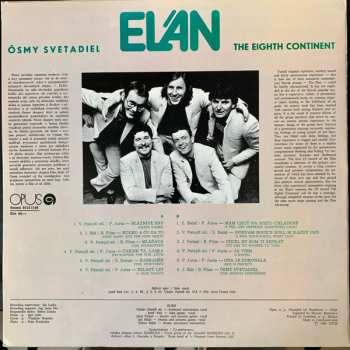LP Elán: Ôsmy Svetadiel = The Eighth Continent