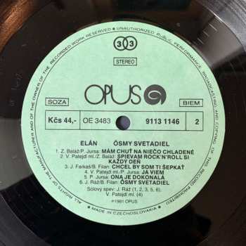 LP Elán: Ôsmy Svetadiel = The Eighth Continent