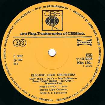 LP Electric Light Orchestra: Electric Light Orchestra