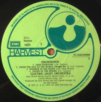 LP Electric Light Orchestra: Showdown