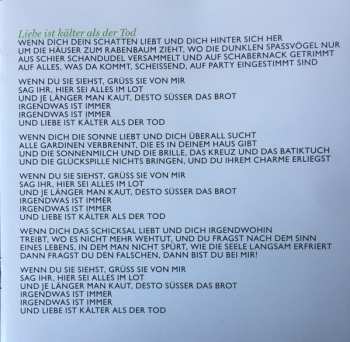 CD Element Of Crime: Lieblingsfarben Und Tiere