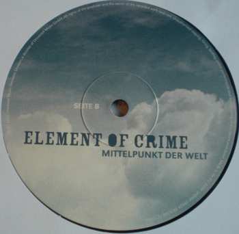 LP Element Of Crime: Mittelpunkt Der Welt