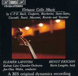 CD Bengt Ericson: Virtuoso Cello Music