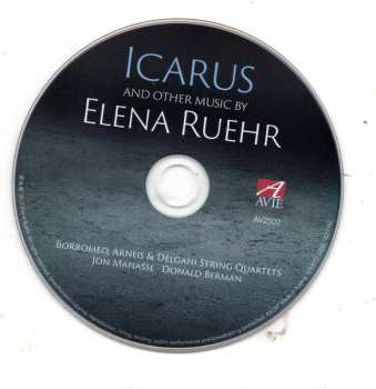 CD Jon Manasse: Icarus And Other Music By Elena Ruehr