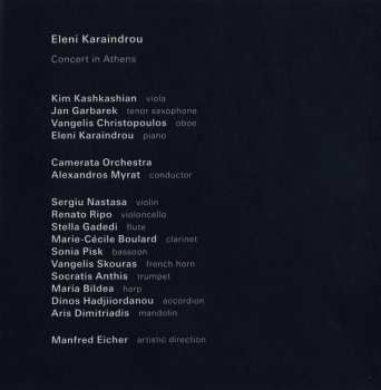 CD Eleni Karaindrou: Concert In Athens