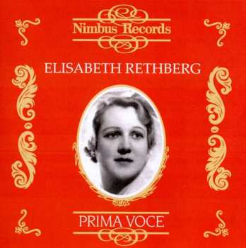 CD Elisabeth Rethberg: Elisabeth Rethberg (1894 - 1976)