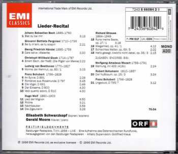CD Gerald Moore: Lieder-Recital Salzburg 1956