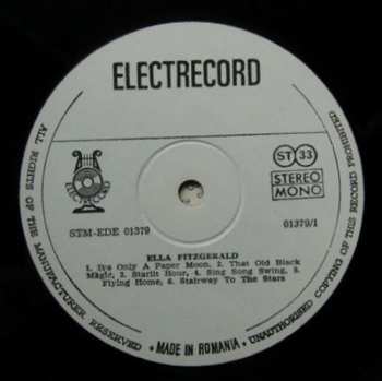 LP Ella Fitzgerald: Basin Street Blues