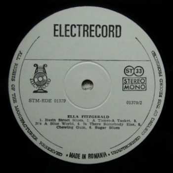 LP Ella Fitzgerald: Basin Street Blues