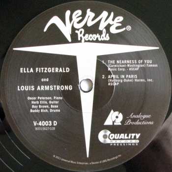2LP Louis Armstrong: Ella And Louis