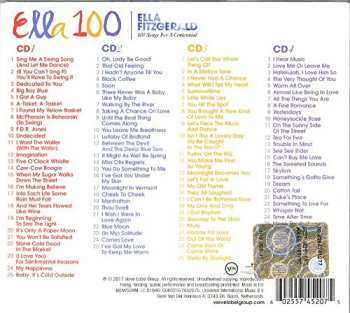 4CD Ella Fitzgerald: Ella Fitzgerald: 100 Songs For A Centennial