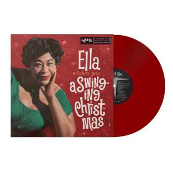 LP Ella Fitzgerald: Ella Wishes You A Swinging Christmas (remastered) (limited Edition) (ruby Red Vinyl)
