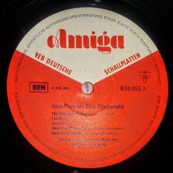 LP Ella Fitzgerald: Jazz-Portrait