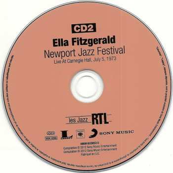 2CD Ella Fitzgerald: La Voix Du Swing - Newport Jazz Festival Live At Carnegie Hall,  July 5, 1973