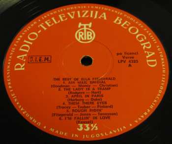 LP Ella Fitzgerald: The Best Of Ella Fitzgerald