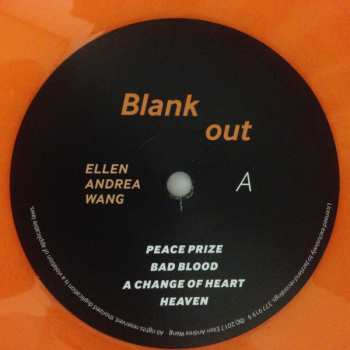LP Ellen Andrea Wang: Blank Out CLR
