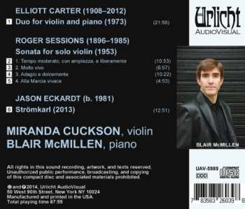 CD Elliott Carter: Carter - Sessions - Eckardt