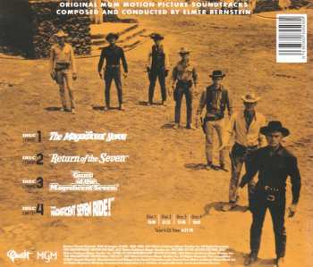 4CD/Box Set Elmer Bernstein: The Magnificent Seven Collection (Original MGM Motion Picture Soundtracks) DLX