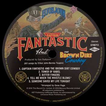 LP Elton John: Captain Fantastic And The Brown Dirt Cowboy