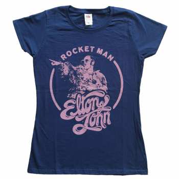 Merch Elton John: Dámske Tričko Rocketman Circle Point 