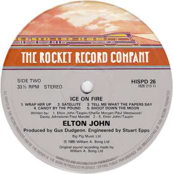 LP Elton John: Ice On Fire