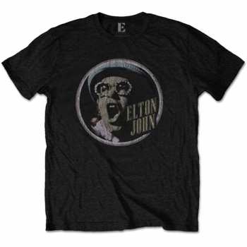 Merch Elton John: Tričko Circle 