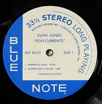 LP Elvin Jones: Poly-Currents